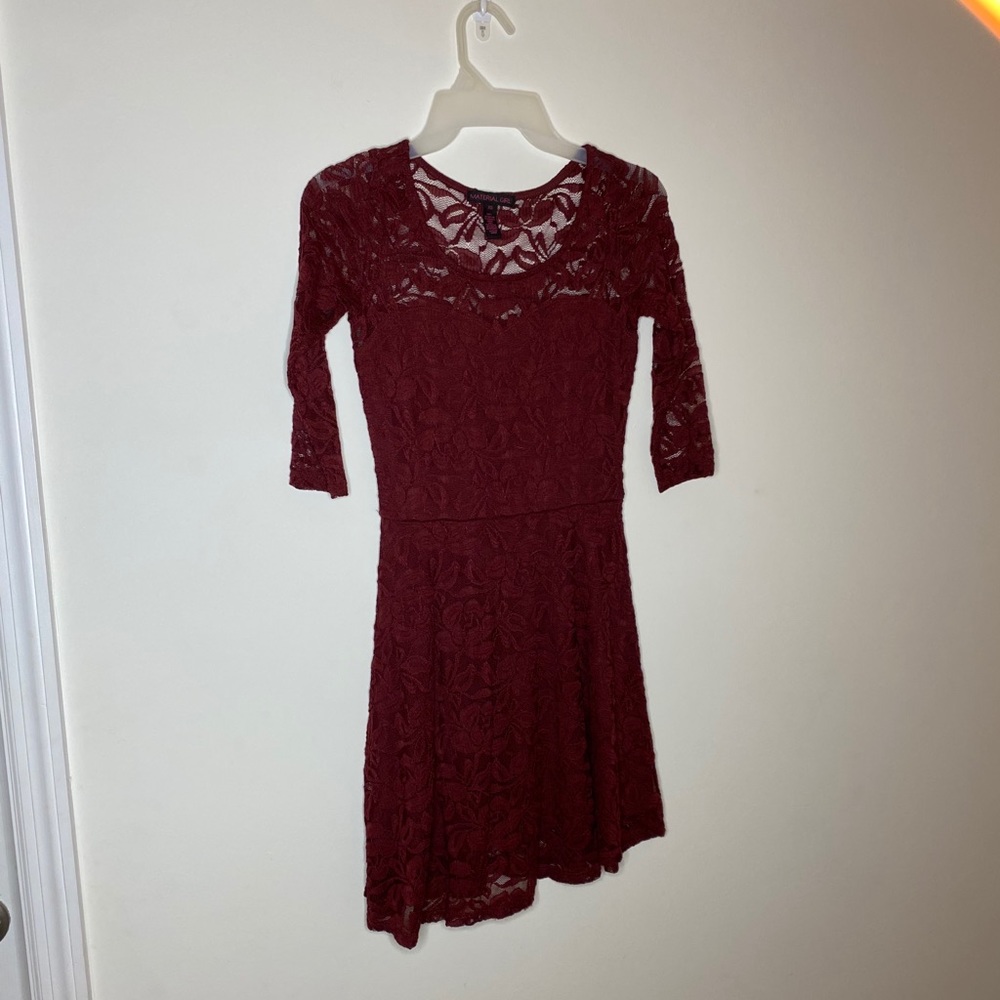 Red Lace Dress